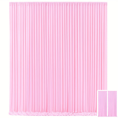 Two-Piece Photography Backdrop Curtain Set with 150 cm Width and 215 cm or 300 cm Height Options