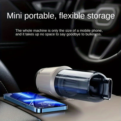 Handheld Vacuum Cleaner 3-in-1 with Suction, Blowing and Air Extraction Modes in Three Colors