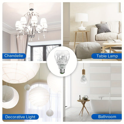 SANSI A21 LED Light Bulbs, 22W E26 Four-Pack with 3000-Lumen Marking in 3000K Warm or 5000K Daylight White