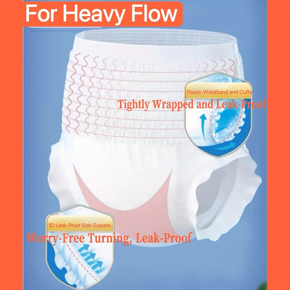 Disposable Incontinence Underwear for Seniors – High Absorbency Leak-Proof Pull-On Briefs, Ultra-Thin Breathable Soft Cotton for Men & Women, Home Care & Overnight Use