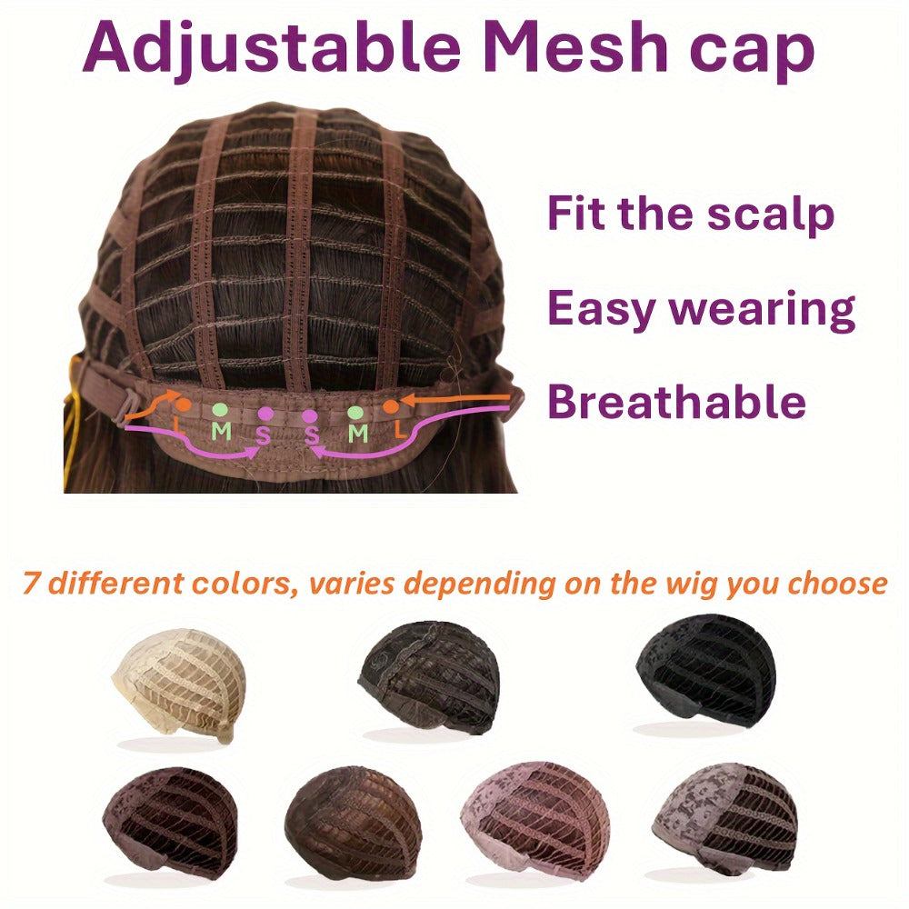 Synthetic Wig Long Heat-Resistant Style, Six Color Choices with 24-Inch Retained Length for Parties