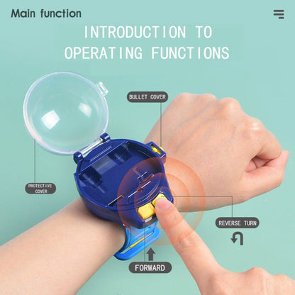 Remote Control Car, Mini Alloy Racer with Wearable Wrist Controller and Blue or Pink Finish for Smooth-Surface Driving