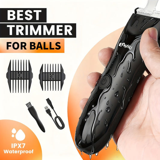 Electric Groin Ball Shaver Body Hair Trimmer for Men & Women Replaceable Ceramic Blade Bikini Trimmer Professional Body Groomer Clipper Painless