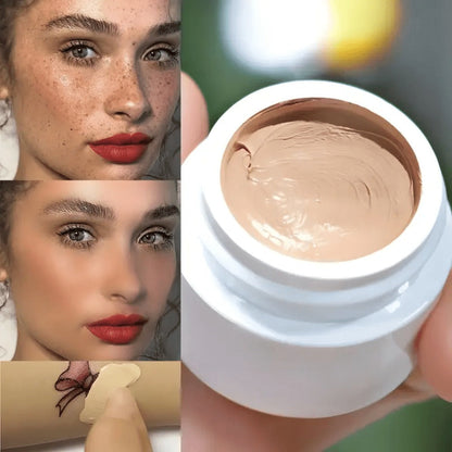 Three-Piece Cream Concealer Pot Set with Style 1, Style 2 and Style 3 Shades for Face Makeup Blending