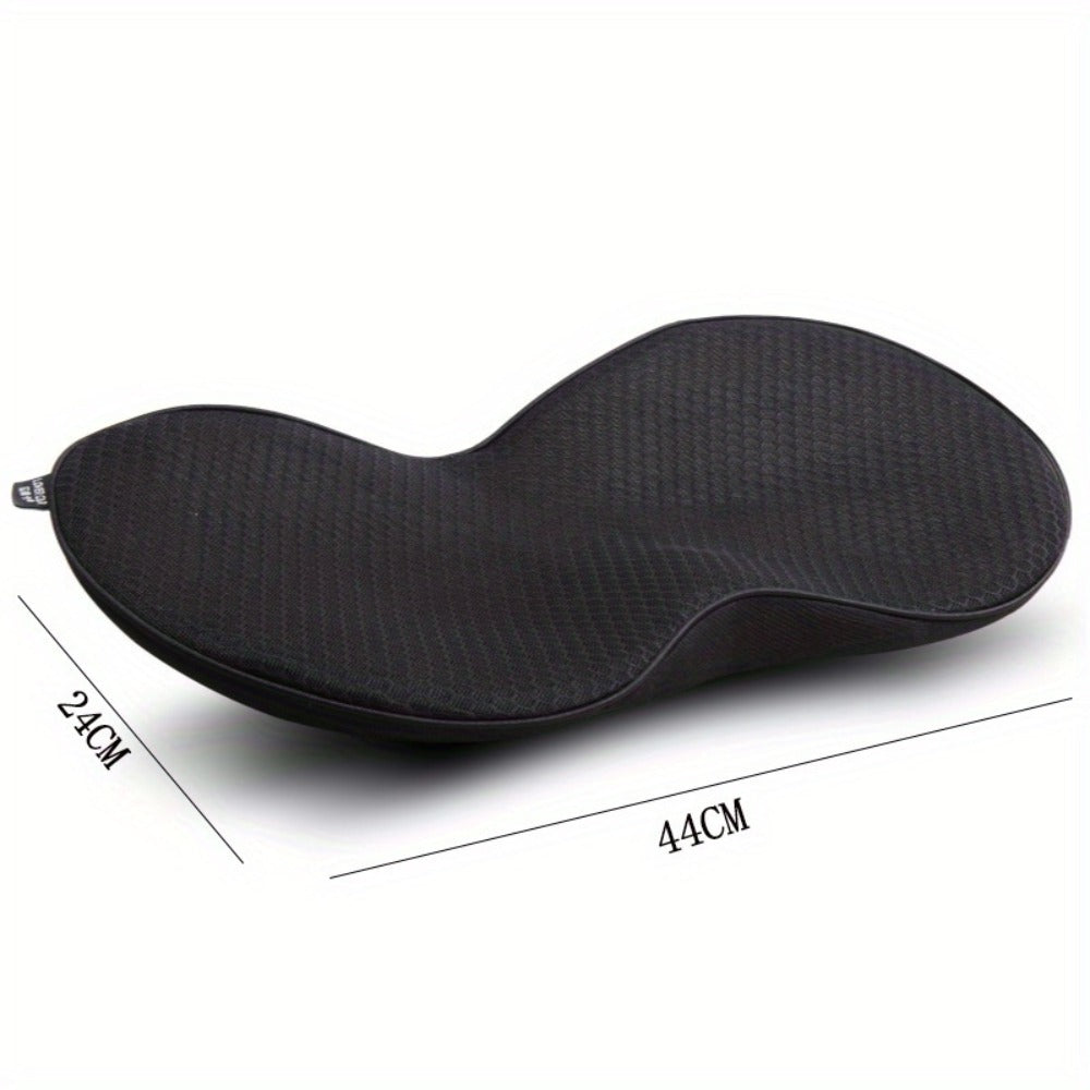 Car Lumbar Support Pillow Memory Foam – Driver Back Support Cushion for Car Seat, All-Season Multifunctional Lumbar Cushion for Lower Back Pain Relief, Office Chair & Home Use, Great Gift Idea