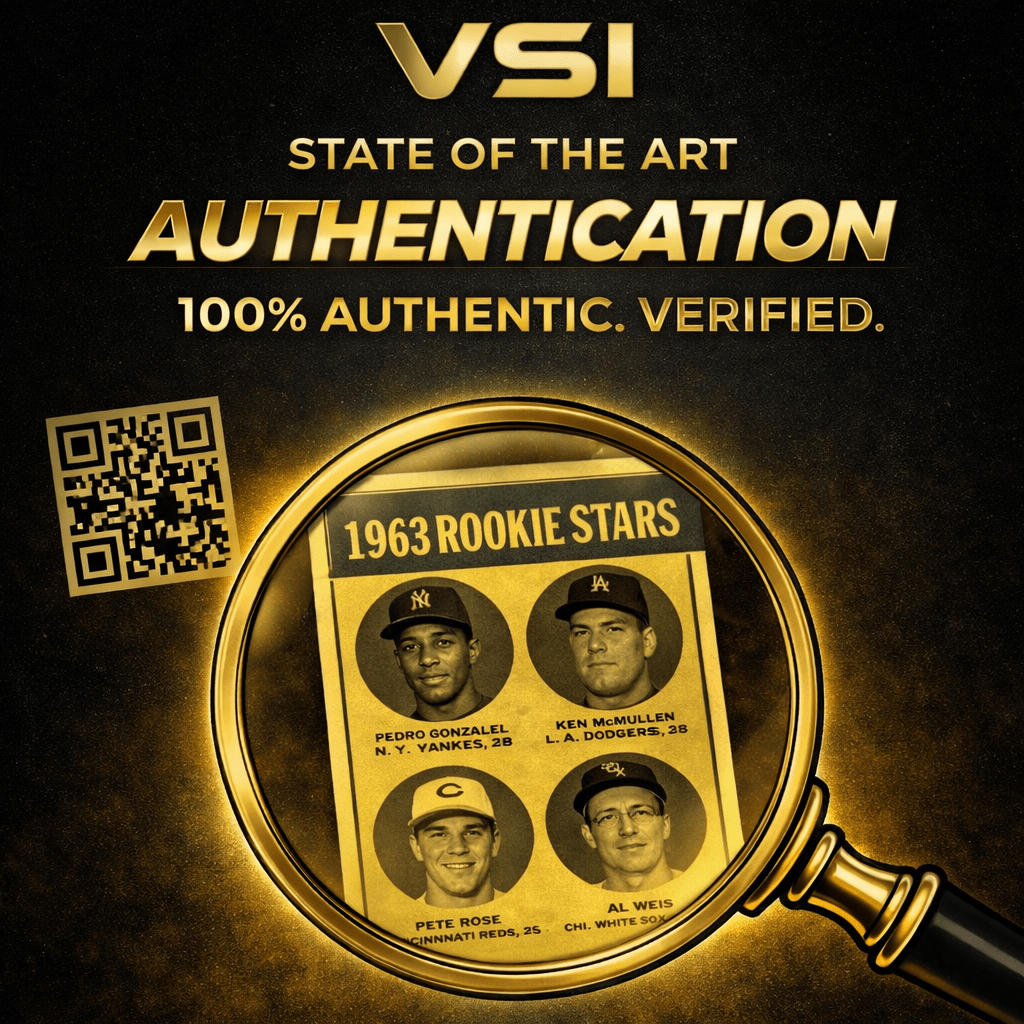 Baseball Mystery Card in Vanity Slab Display – Rookie, Star, Autograph or Insert Style | Topps & Panini MLB Collectible Gift for Baseball Fans & Sports Card Collectors