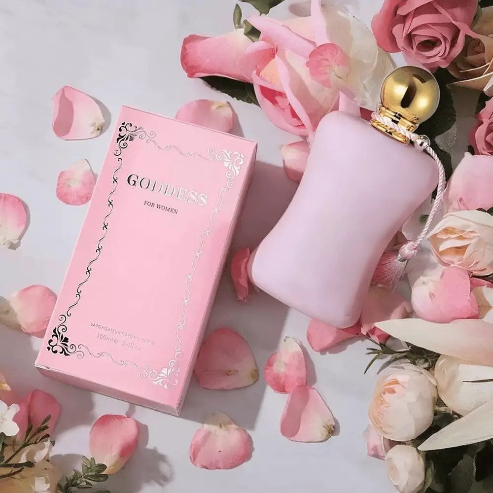 Perfume for Women 75ml EDP with Turkish Rose, Lychee and Soft Musk in an Elegant Pink Spray Bottle