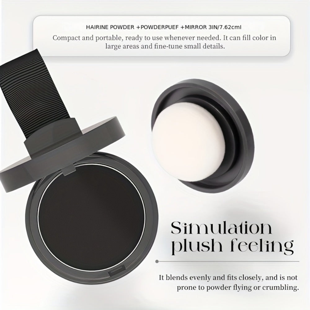 Beard Touch-Up Powder for Men - Instant Gray Coverage Beard Filler for Sparse Patchy Beard Eyebrows Hairline Temples Natural Finish Skin Friendly Long Lasting 5 Colors Available