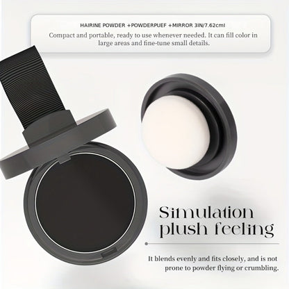 Beard Touch-Up Powder for Men - Instant Gray Coverage Beard Filler for Sparse Patchy Beard Eyebrows Hairline Temples Natural Finish Skin Friendly Long Lasting 5 Colors Available