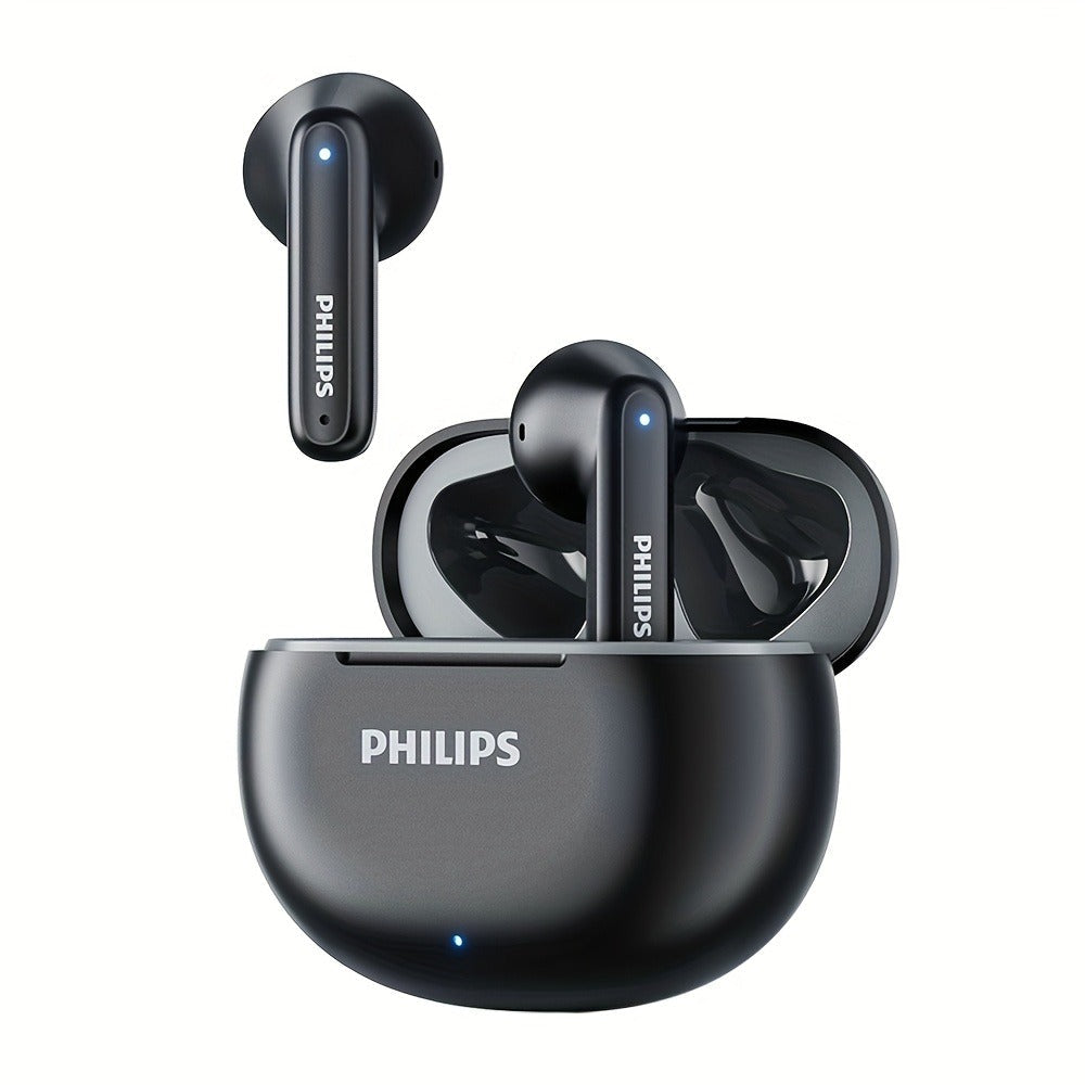 Bluetooth 5.4 Semi-Open Earbuds True Wireless TWS Charging Case Noise Cancelling Mic 20H Playtime Type-C Charging Sports Travel Home Office Wireless Earphones Blue Black White