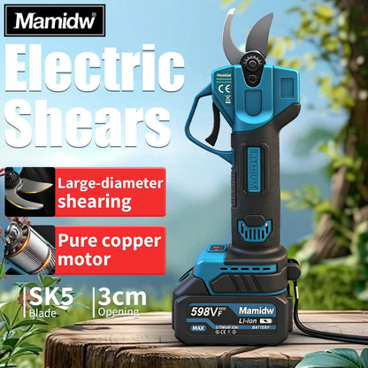 Cordless Electric Pruning Shears for Makita 18V - SK5 Blade, 1.18" Cut, Pure Copper Motor