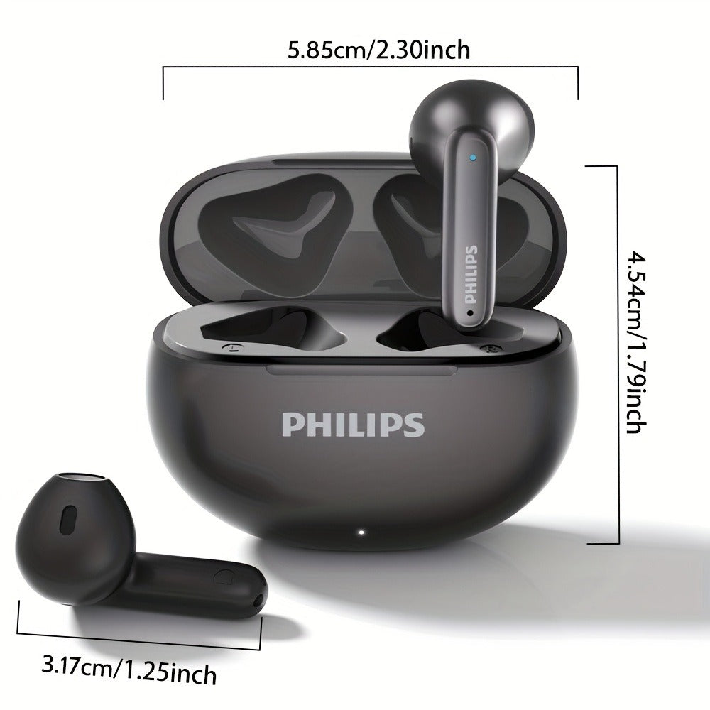Bluetooth 5.4 Semi-Open Earbuds True Wireless TWS Charging Case Noise Cancelling Mic 20H Playtime Type-C Charging Sports Travel Home Office Wireless Earphones Blue Black White