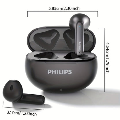 Bluetooth 5.4 Semi-Open Earbuds True Wireless TWS Charging Case Noise Cancelling Mic 20H Playtime Type-C Charging Sports Travel Home Office Wireless Earphones Blue Black White