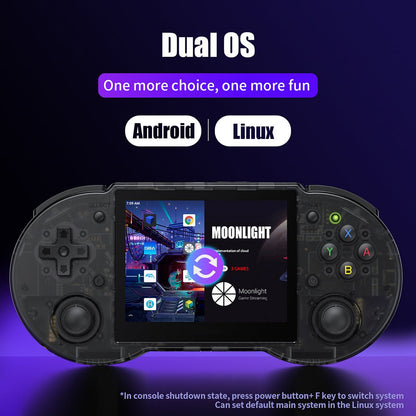 Handheld Game Console Anbernic RG353P with 3.5-inch IPS OCA Full-Lamination, Multi-Touch, 16GB+64GB Options, 3500mAh Battery, Android 11