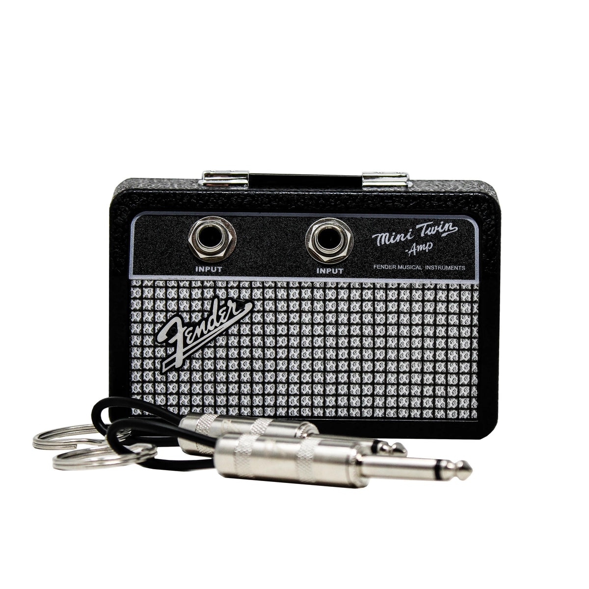 Fender Jack Rack Mini Guitar Amp Key Holder by Pluginz Licensed Wall Mount Keychain Rack for Entryways, Bedrooms and Living Spaces