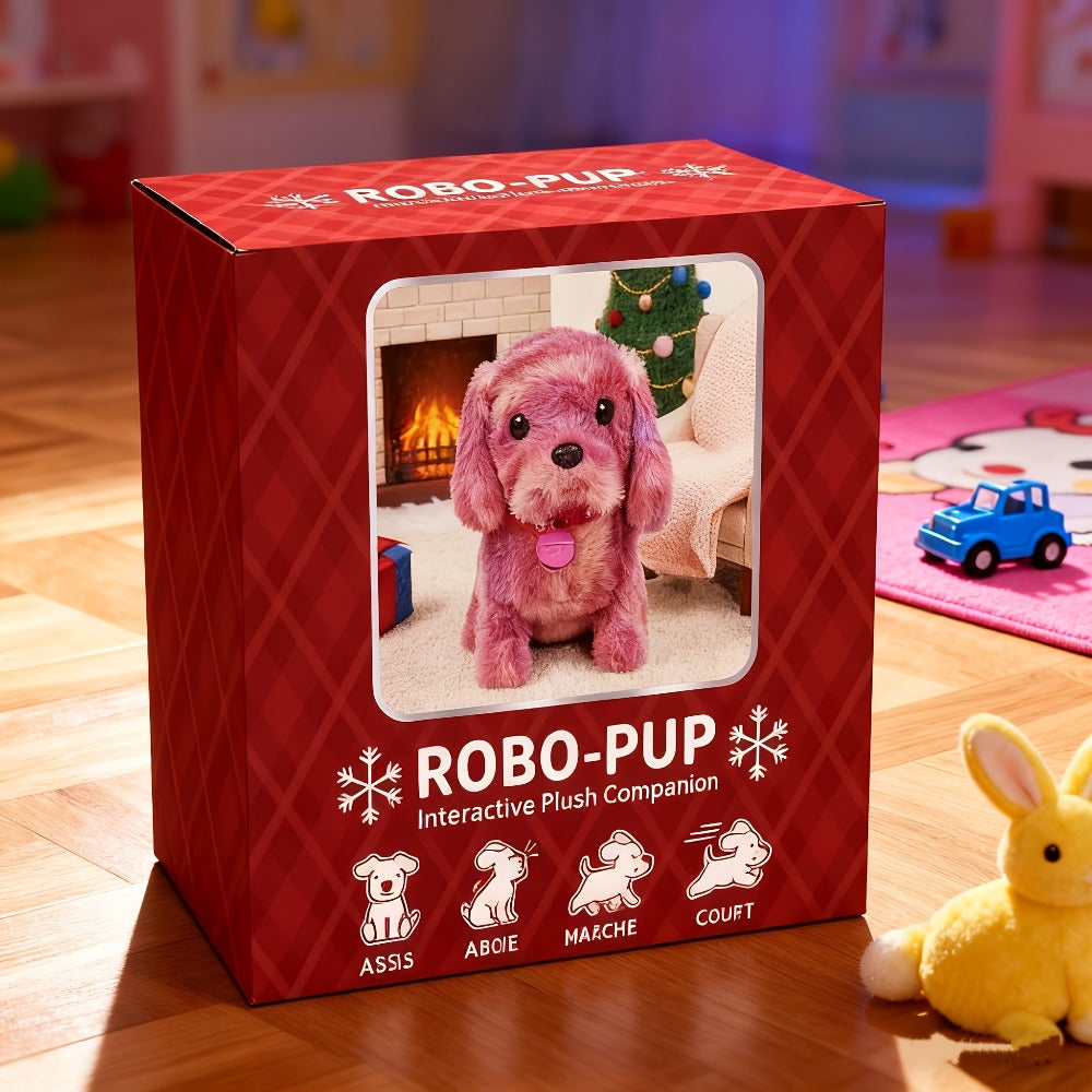 Electronic Walking Plush Animal Toys with Nine Dog, Cat or Chick Styles and Boxed or Boxless Options