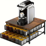 48 double-layer coffee capsule storage racks