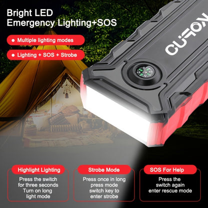 Car Jump Starter 6000A Portable Battery Booster Pack – 12V Emergency Start for Gas & Diesel Engines, Power Bank, LED Flashlight, LCD Display, Compact Camping Essential