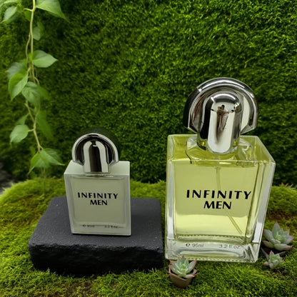 Eau de Parfum for Men 30ml in Mint-Green & Gold Travel Bottle with Woody Source Family for Daily Wear