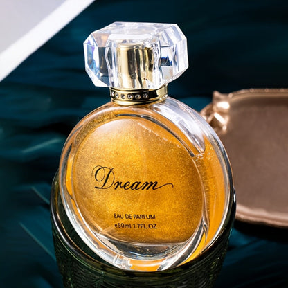 Perfume for Women in 1.7 oz Golden Floral Bottle with Rose Accent and Formaldehyde-Free EDP Formula
