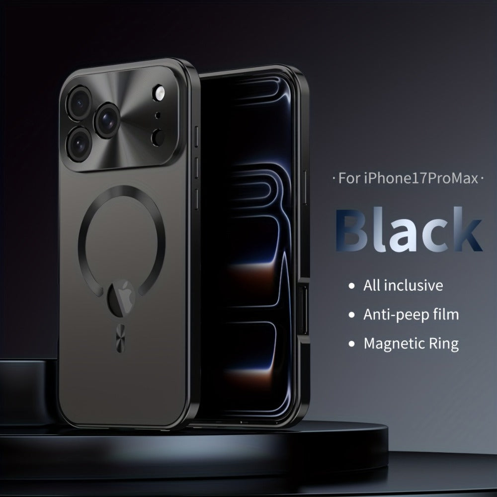Two-Piece Privacy-Panel Magnetic iPhone Case with Camera Protection in 24 Model and Color Options
