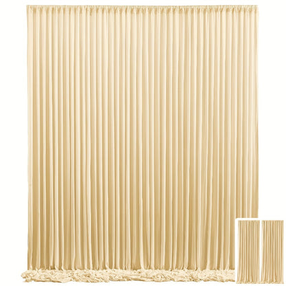 Two-Piece Photography Backdrop Curtain Set with 150 cm Width and 215 cm or 300 cm Height Options