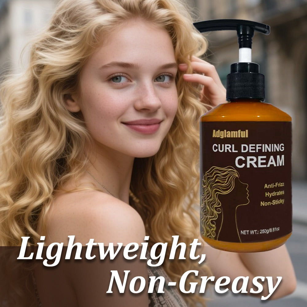 Pump-Bottle Curl Defining Cream with Leave-In Application for Wavy, Curly and Coily Hair Types
