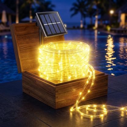 String Lights, Solar Flexible Fairy Lights with 50, 200 or 300 LEDs, Three Lengths and Four Color Options