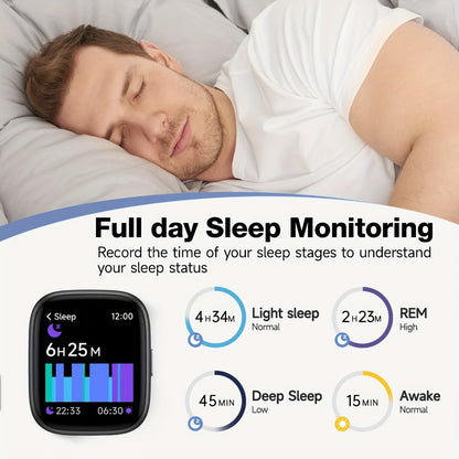 Smartwatch – Alexa Built-in Waterproof 1.83" HD – Wireless Calling, 100+ Sport Modes, Heart Rate SpO2 Sleep Tracker, Optional Woven…