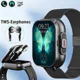 Black watch + black mesh steel strap