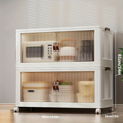 Lidded Rolling Storage Bin System in Seven Two-, Three-, Four- or Five-Tier Configurations