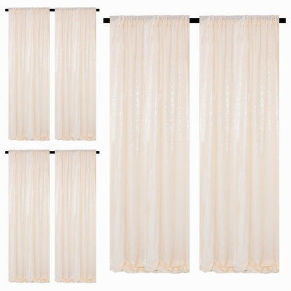 Sequin Backdrop Curtains 2FTx8FT Glitter Photography Background Panels for Party Wedding Birthday for an Everyday Personal Care Routine