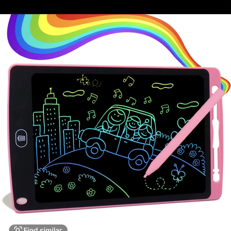 LCD Writing Tablet for Kids 8.2 Inch – Electronic Drawing Board Doodle Pad for Parent-Child Interaction | Reusable Handwriting Graffiti Board | Back to School Halloween Christmas Gift Boys Girls
