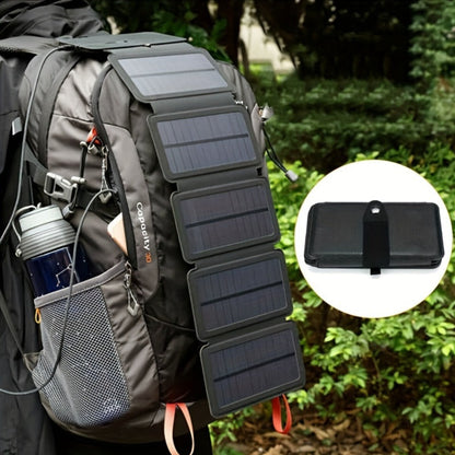 Foldable Solar Charger 100W Monocrystalline | 19.5% High Efficiency, USB Output, Waterproof PET Surface, Portable Solar Panel for Camping, Hiking, Backpacking, Phone