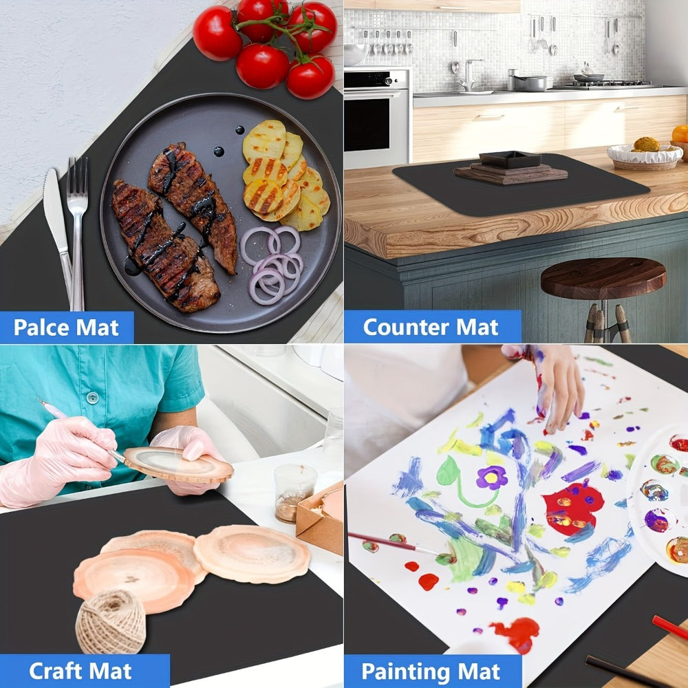 Extra Large Silicone Mat for Kitchen Counter, Heat Resistant Countertop Protector, Nonstick Craft Mat & Placemat