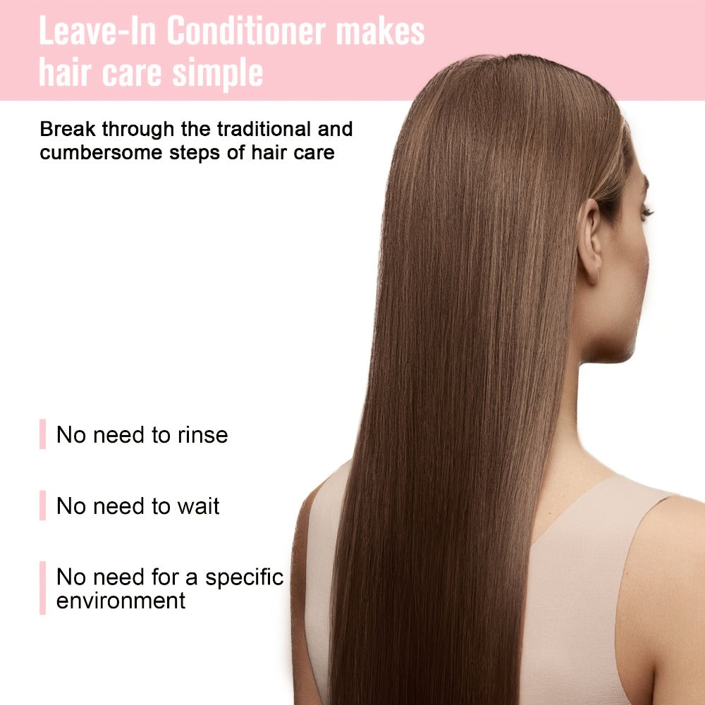 Leave-In Conditioner Spray with Heat Protectant 6.55oz — Deep Conditioning Anti-Frizz No-Rinse Hair Spray, Instant Hydration Shine for Dry Damaged Color Treated All Hair Types Women