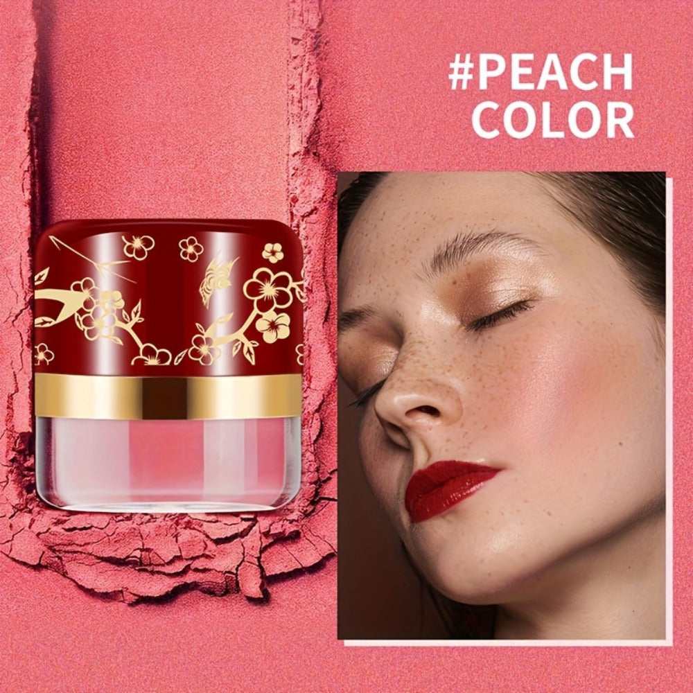 Powder Blush Set 3 Colors with Pearl Powder Rose Oil & Squalane Formula — Natural Glow Lightweight Buildable Cheek Color for All Skin Tones Easy Blend