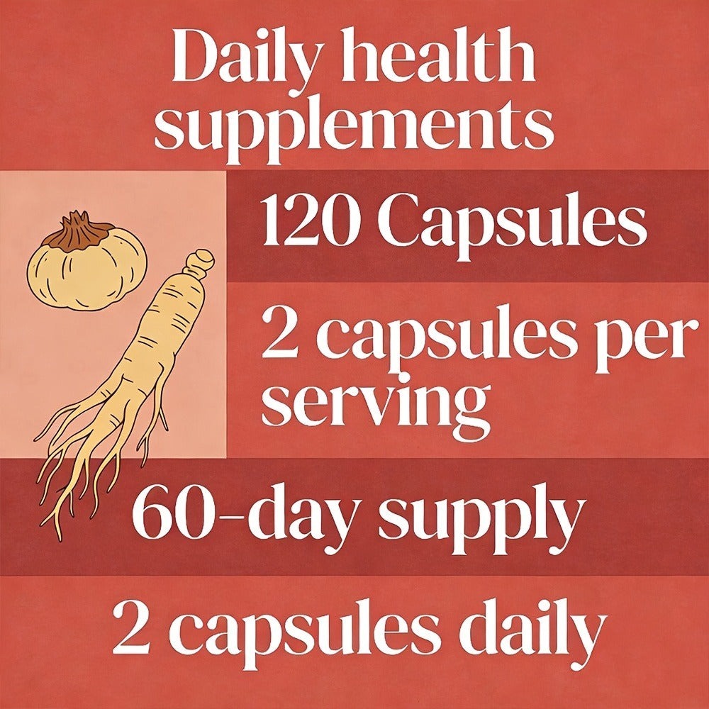 Dietary Supplement Capsules with KENOFOR Label, Horny Goat Weed, Maca Root, Saw Palmetto and 120 Count
