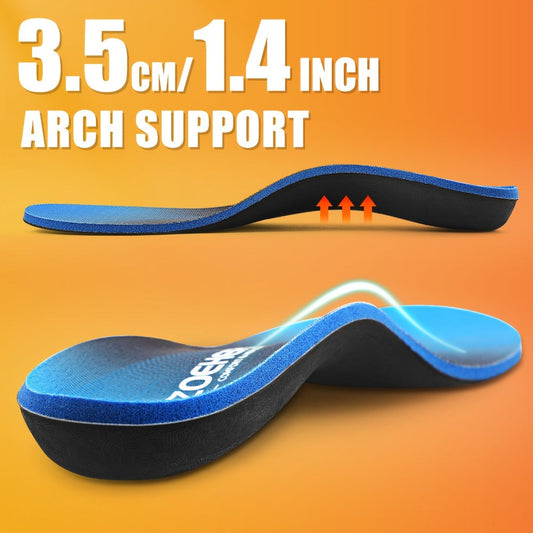 Arch Support Insoles for Men & Women, Heavy Duty Orthotic Shoe Inserts for Flat Feet, Plantar Fasciitis & Overpronation, Shock Absorbing Breathable Insoles for Work Boots, Running, Hiking, Standing All Day – 6 Sizes