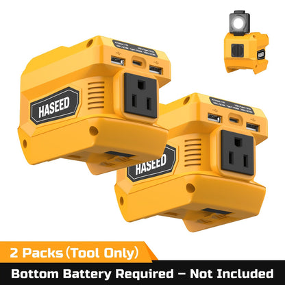 Power Inverter | DeWalt Milwaukee Battery 110V AC USB LED Work Light