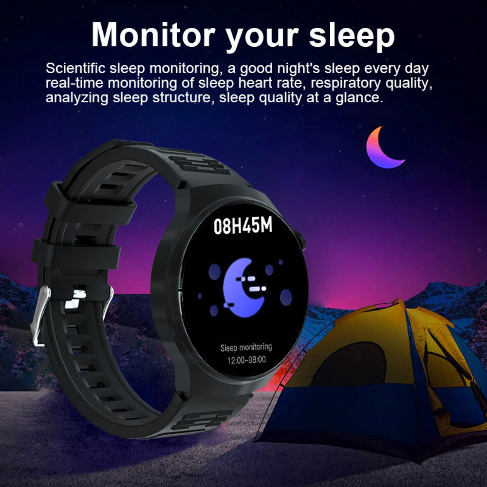 Round Smartwatch 2.01" Extra Large Screen with Wireless Calling, 100+ Sport Modes, Sleep Monitor Heart Rate, Built-in Games Weather Calculator Pedometer, Unisex Smart Watch for Men Women – Black Silver 5 Styles
