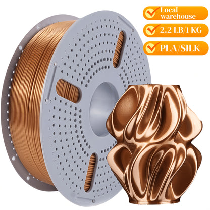 High Gloss PLA Filament 1.75mm 1kg Low Warping – Black White Dual Tri Rainbow Multicolor 3D Printer Filament ±0.02mm | Shiny PLA Spool for Creality Ender 3 5 Neo Bambu Lab Prusa FDM Printers