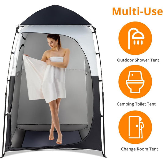 Pop Up Privacy Tent Outdoor Shower Camping Changing Room Mesh Floor
