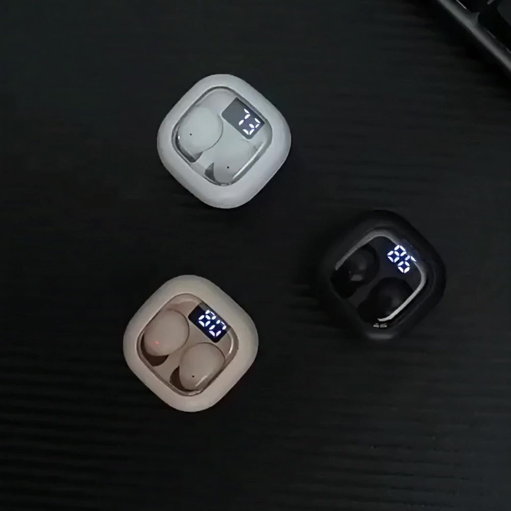 Wireless Earbuds MSHUKCOE Ultra-Thin Sleep and Game Modes with Low Latency and Dual Noise Reduction