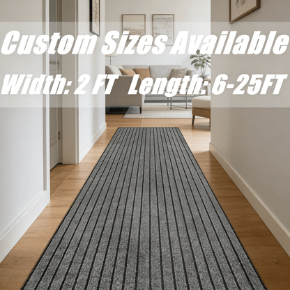 Two-Foot Hallway Runner with Eight Pattern-Color Families and 75 Listed Length Combinations