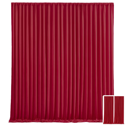Two-Piece Photography Backdrop Curtain Set with 150 cm Width and 215 cm or 300 cm Height Options