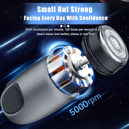 Electric Shaver Mini 1200mAh USB Rechargeable Pocket Razor in Five Colors for Daily Grooming