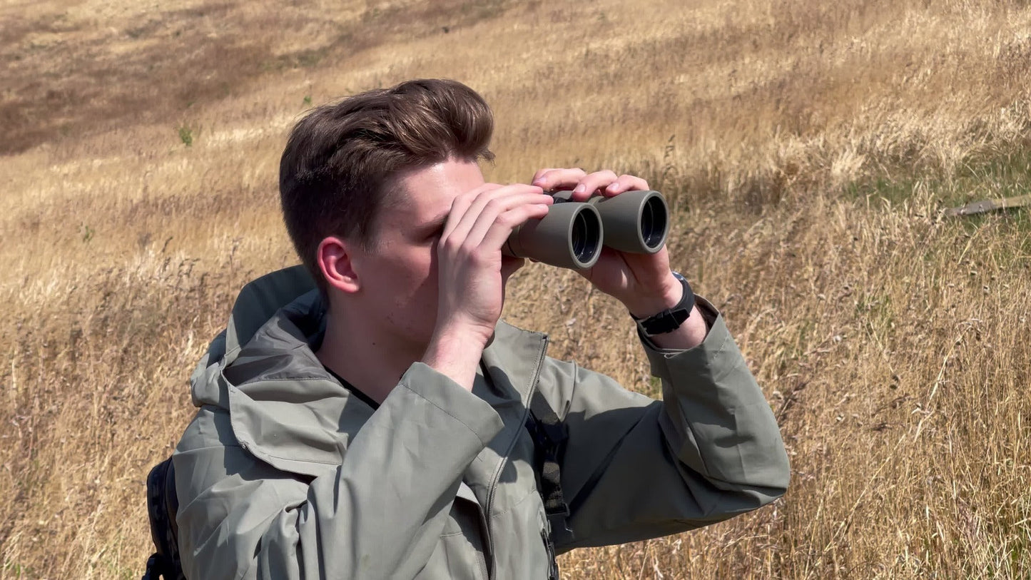 Full-Size 10x50 or Compact 8x40 Binoculars with Carry Case, Neck Strap and Lens Covers in Three Checkouts
