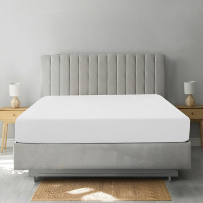 Fitted Sheet Only Deep Pocket Brushed Microfiber Cooling Bed Sheet - Ultra Soft Silky Shrink & Fade Resistant Mattress Cover for Twin Twin XL Full Queen King Cal King - Wrinkle Resistant Easy Care