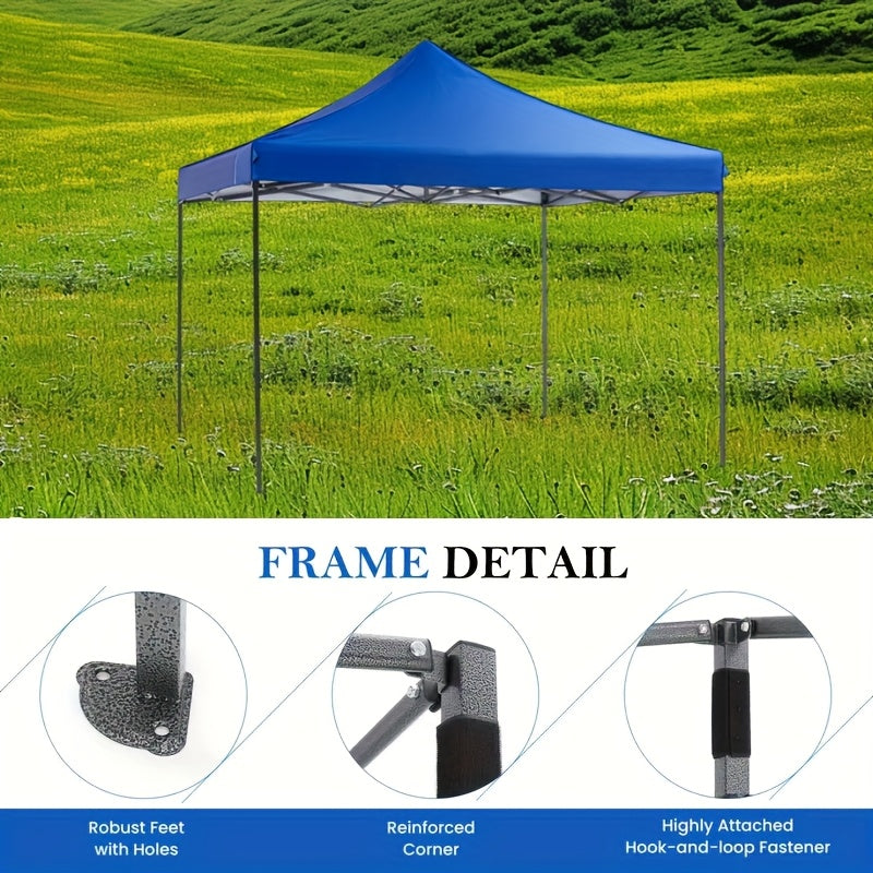 Sun Shelter 10x10 FT Pop Up Canopy Camping Party Tent 100 Sq Ft